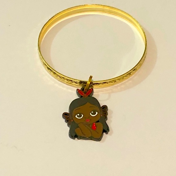 Kids Melanin Charm Bangles - Picture 7 of 8